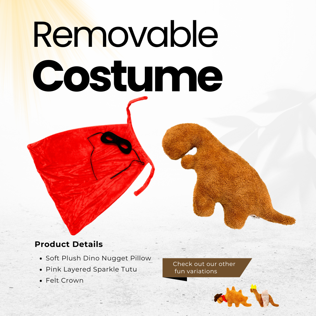 Superhero Dino Nugget Pillow