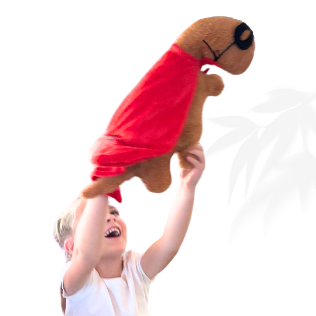Superhero Dino Nugget Pillow