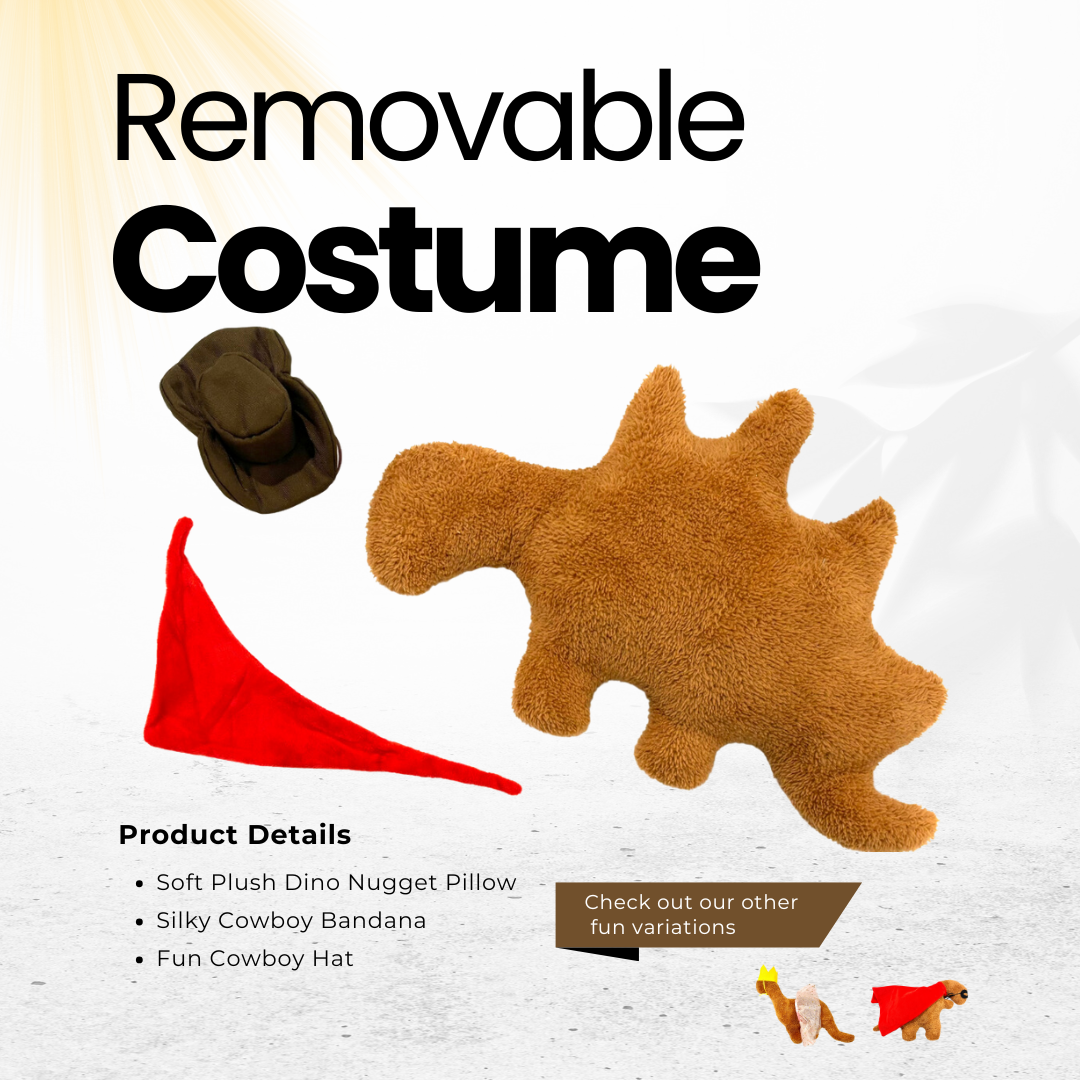 Cowboy Dino Nugget Pillow